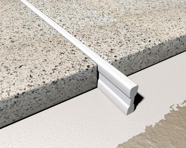 TERRAZZO STRIPES WHITE