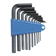 HEX KEY WRENCH 9PC (M)