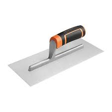 PLASTERING TROWEL(RUBBER HANDLE)