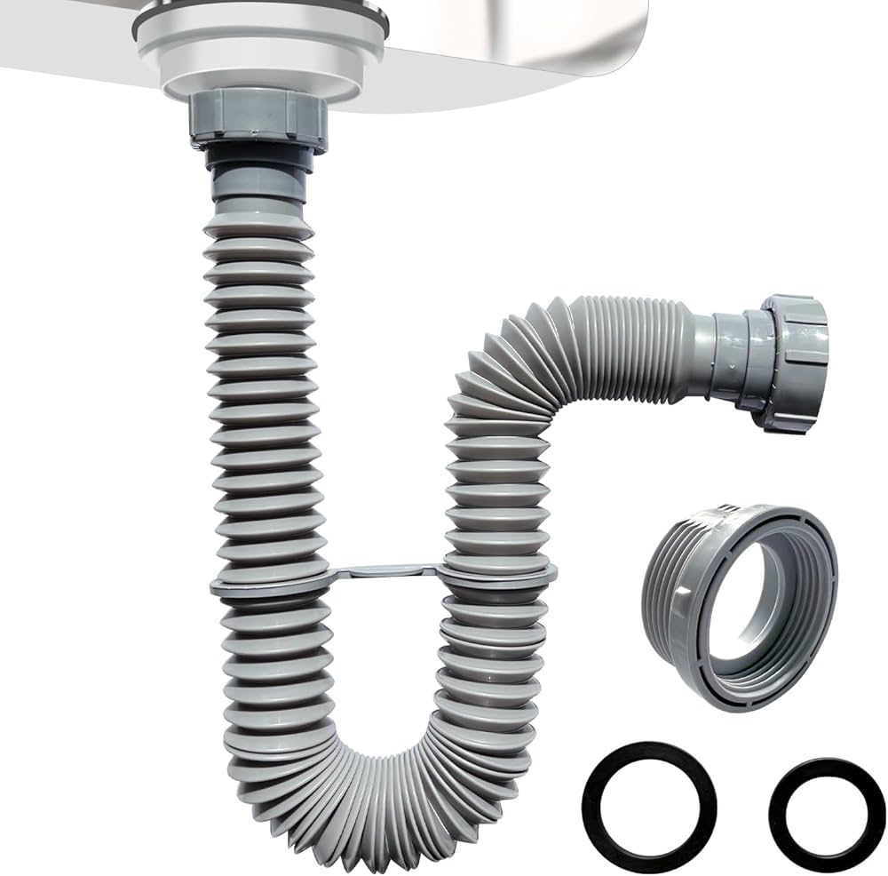 FLEX BOTTLE TRAP 1-1/2" (GREY)