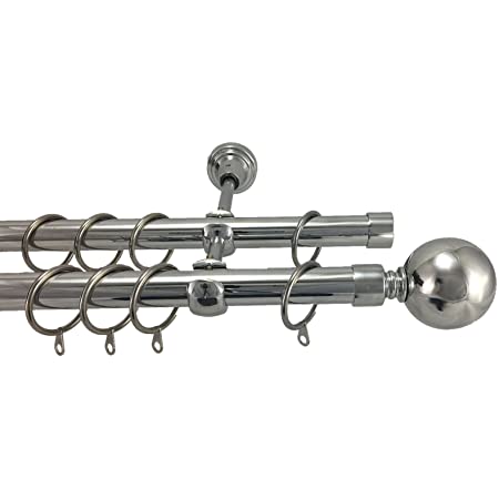 CURTAIN ROD 1" CROME