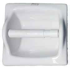 TISSUE HOLDER CERAMIC WHITE