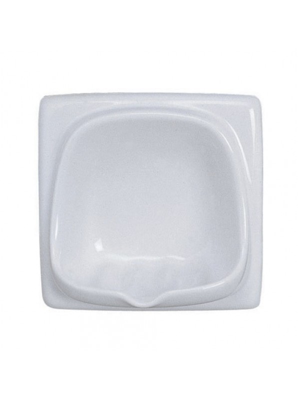 SOAP DISH CERAMIC WHITE